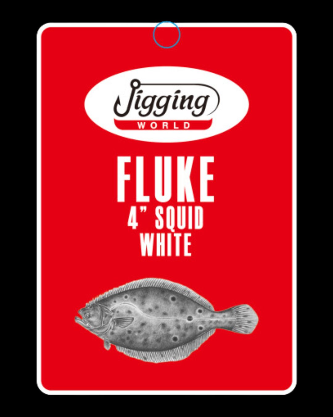 Jigging World Fluke Rig with 4 Squid White