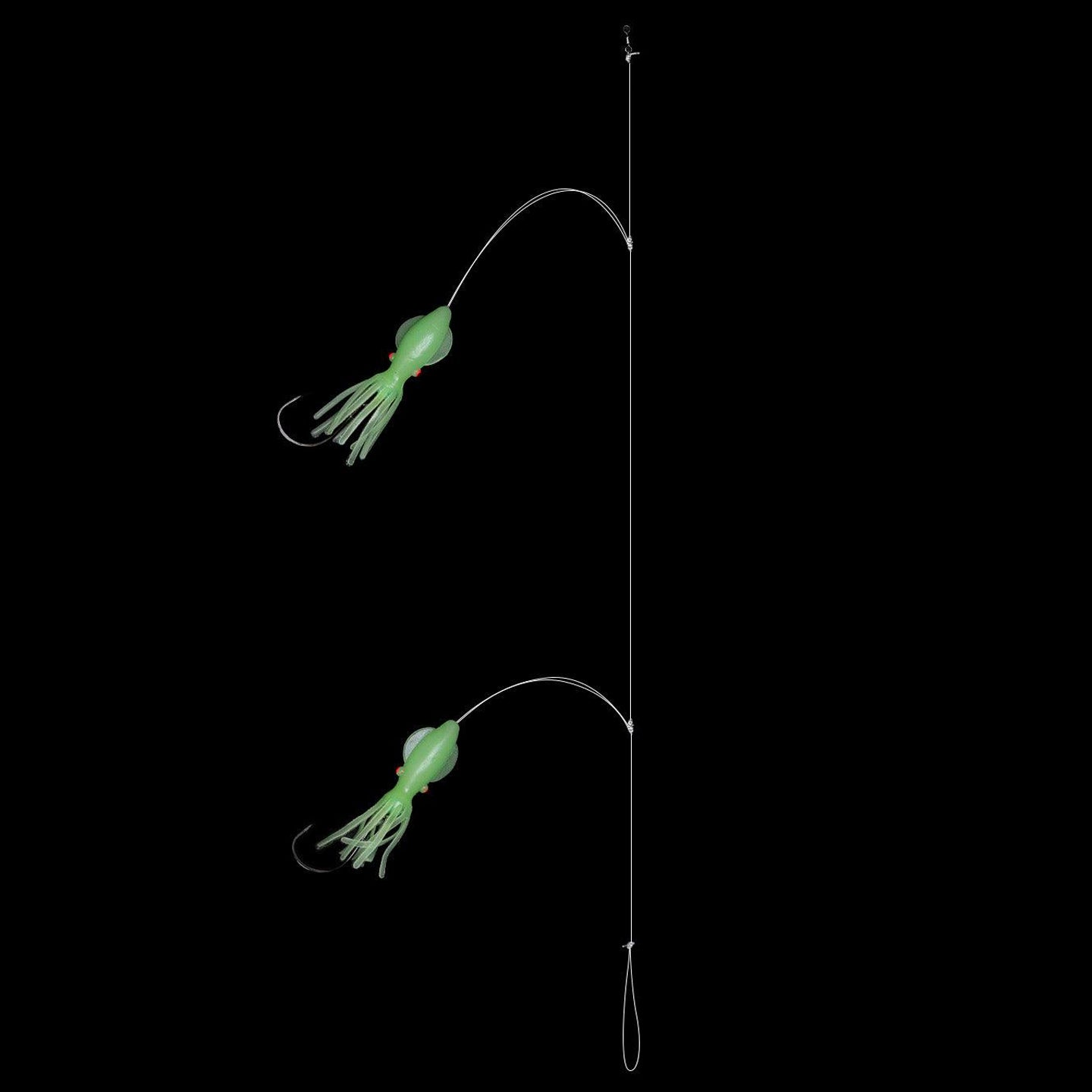 Jigging World Grouper/Snapper Hi-Lo 3" Fat Squid Teaser Rigs