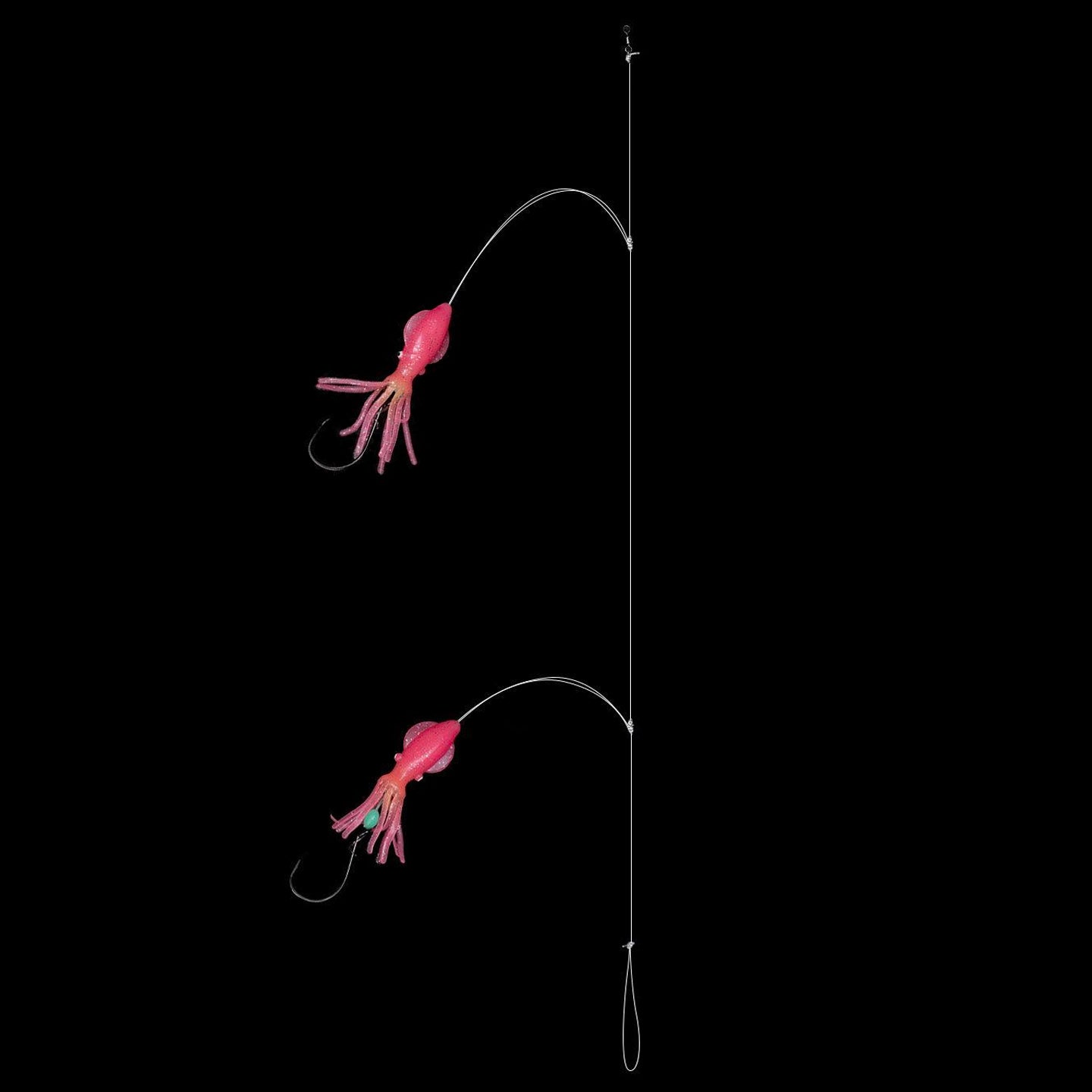 Jigging World Grouper/Snapper Hi-Lo 3" Fat Squid Teaser Rigs