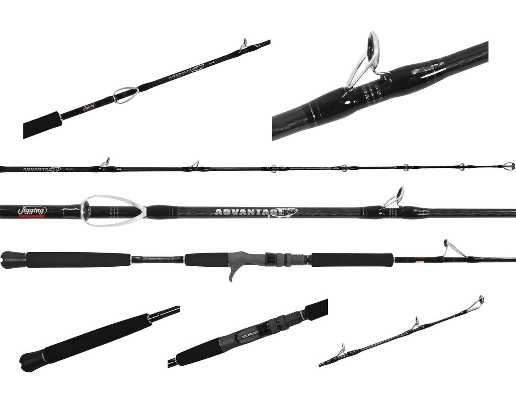 Jigging World Ghost Hunter Advantage Jigging Rods