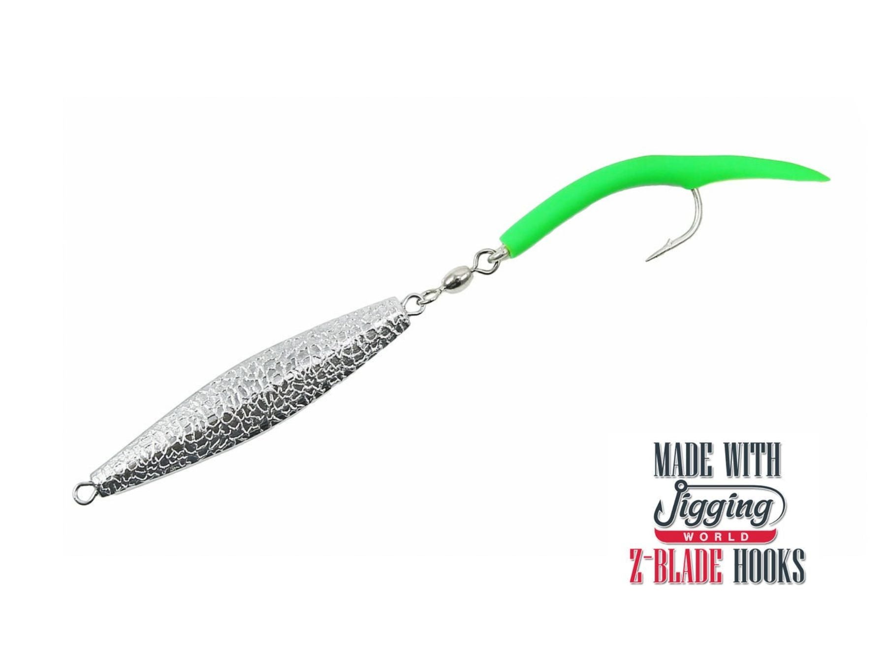 Jigging World Diamond Jigs with Tubed Tail