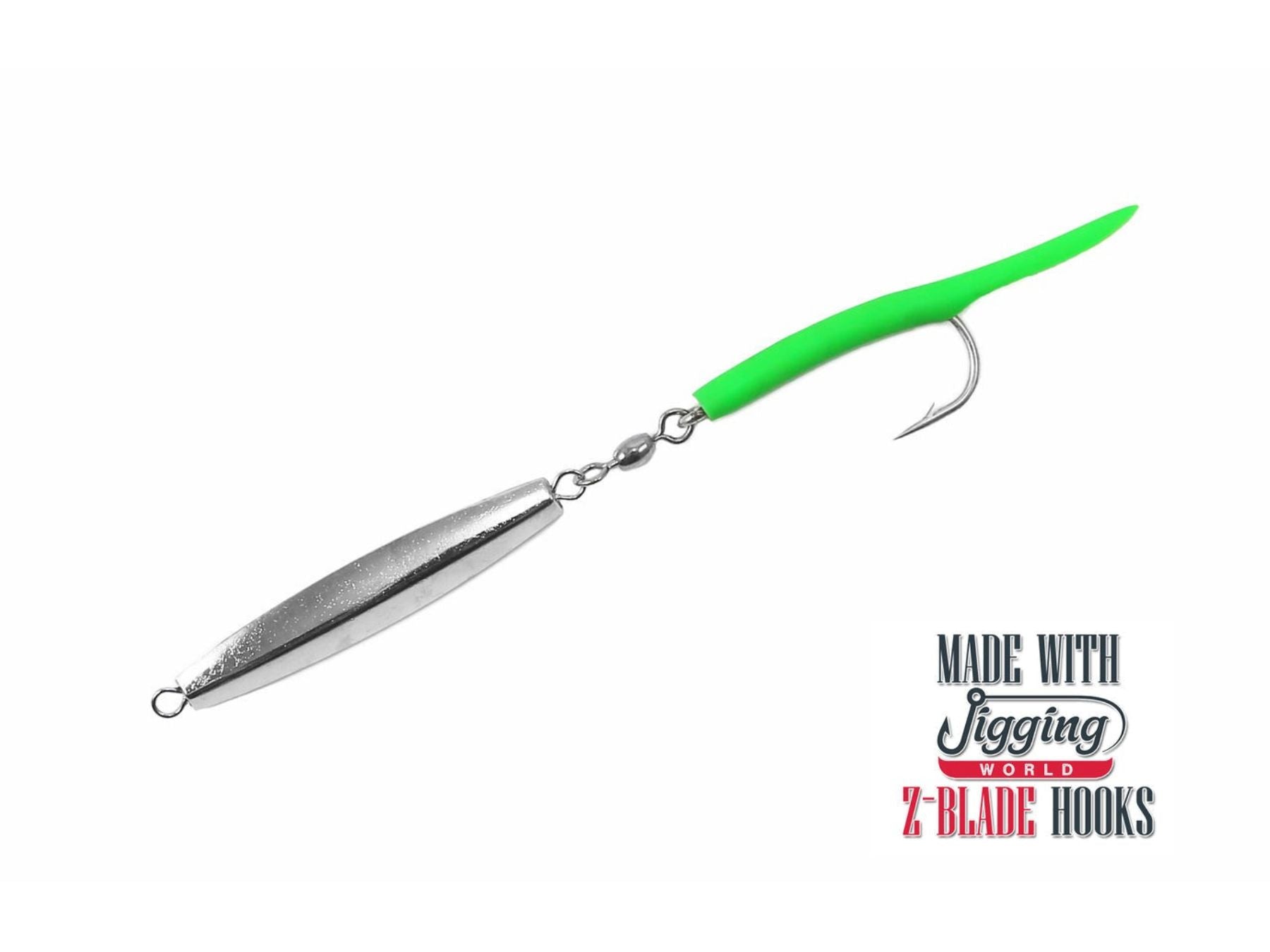 Jigging World Diamond Jigs with Tubed Tail - Jigging World