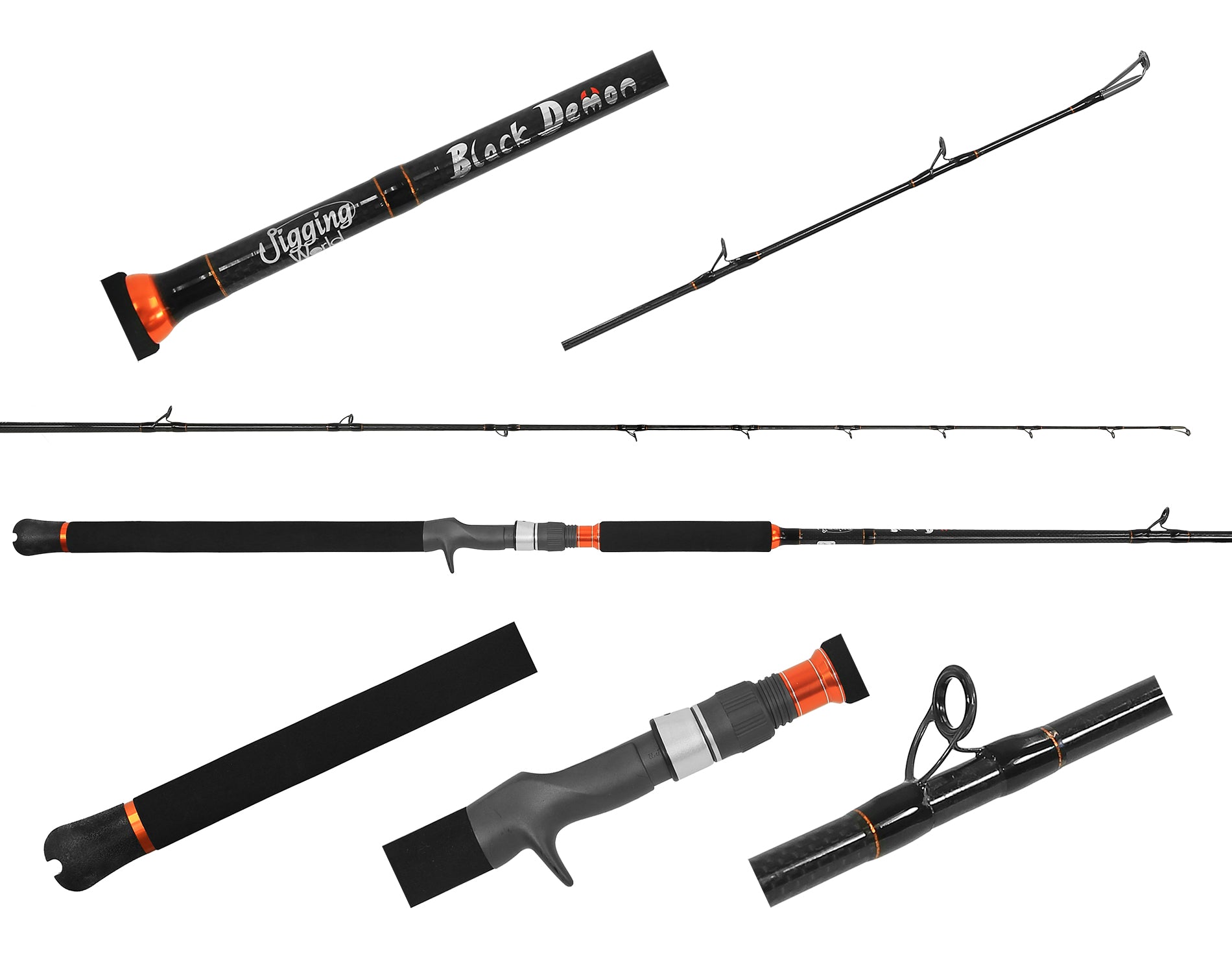 Jigging World Black Demon Rods - Jigging World