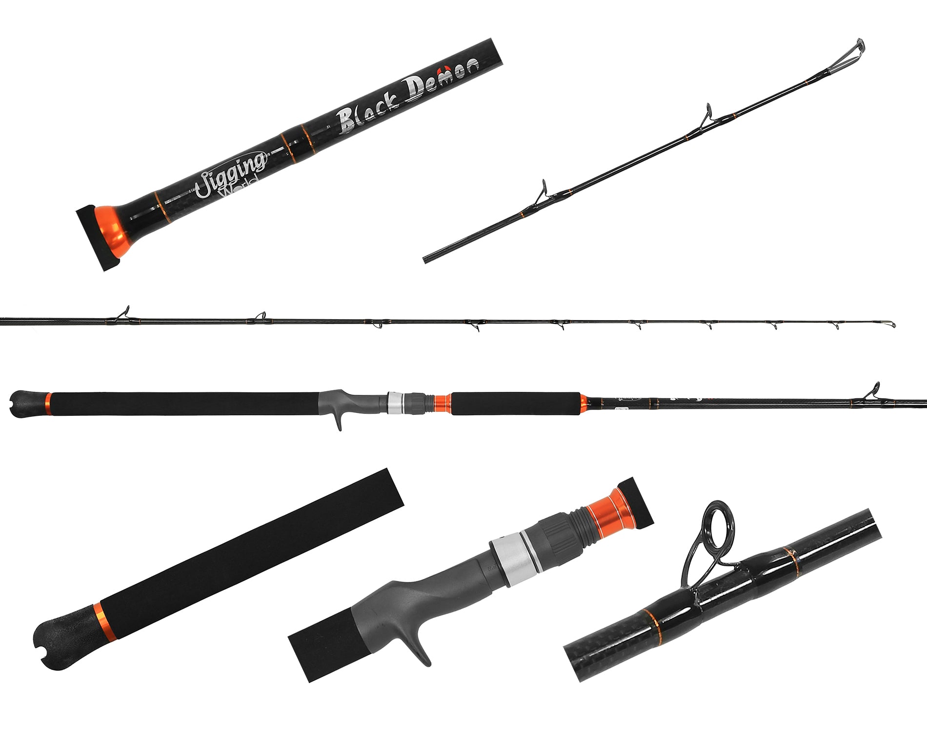 Jigging World Black Demon Rods