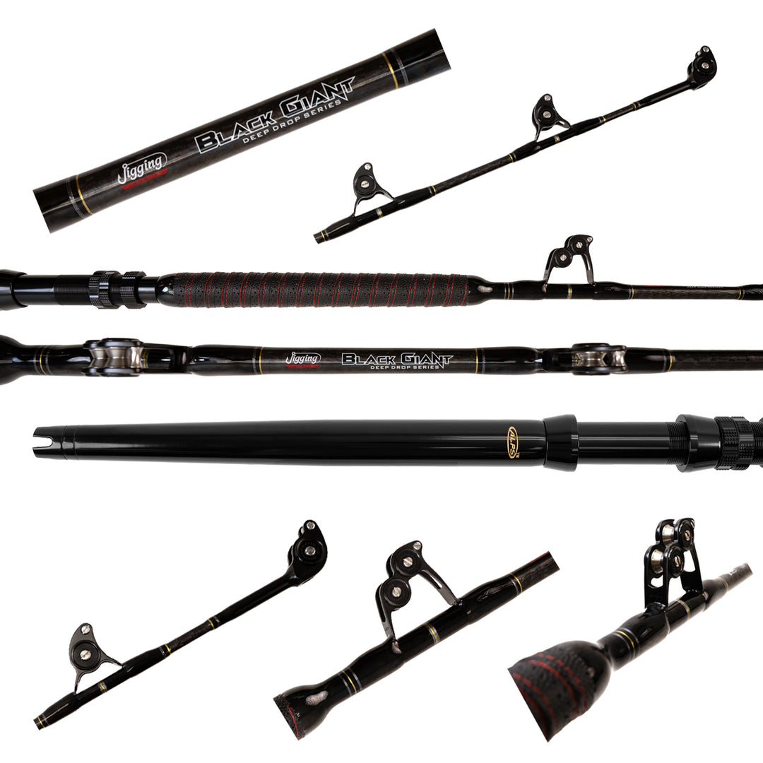 Cap Drop Rods Jigging World Black Giant Deep Drop Rods