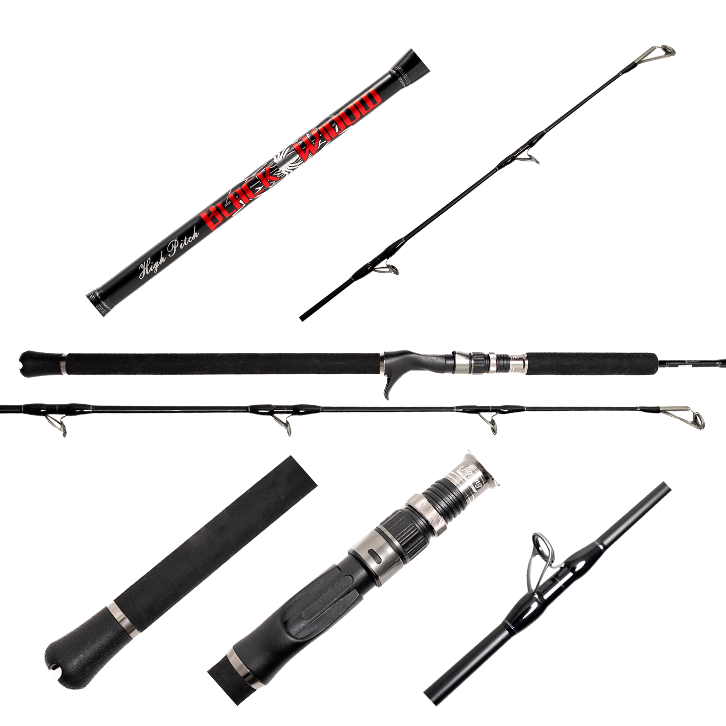 Jigging World Black Widow 2.0 Hi-Pitch Rods