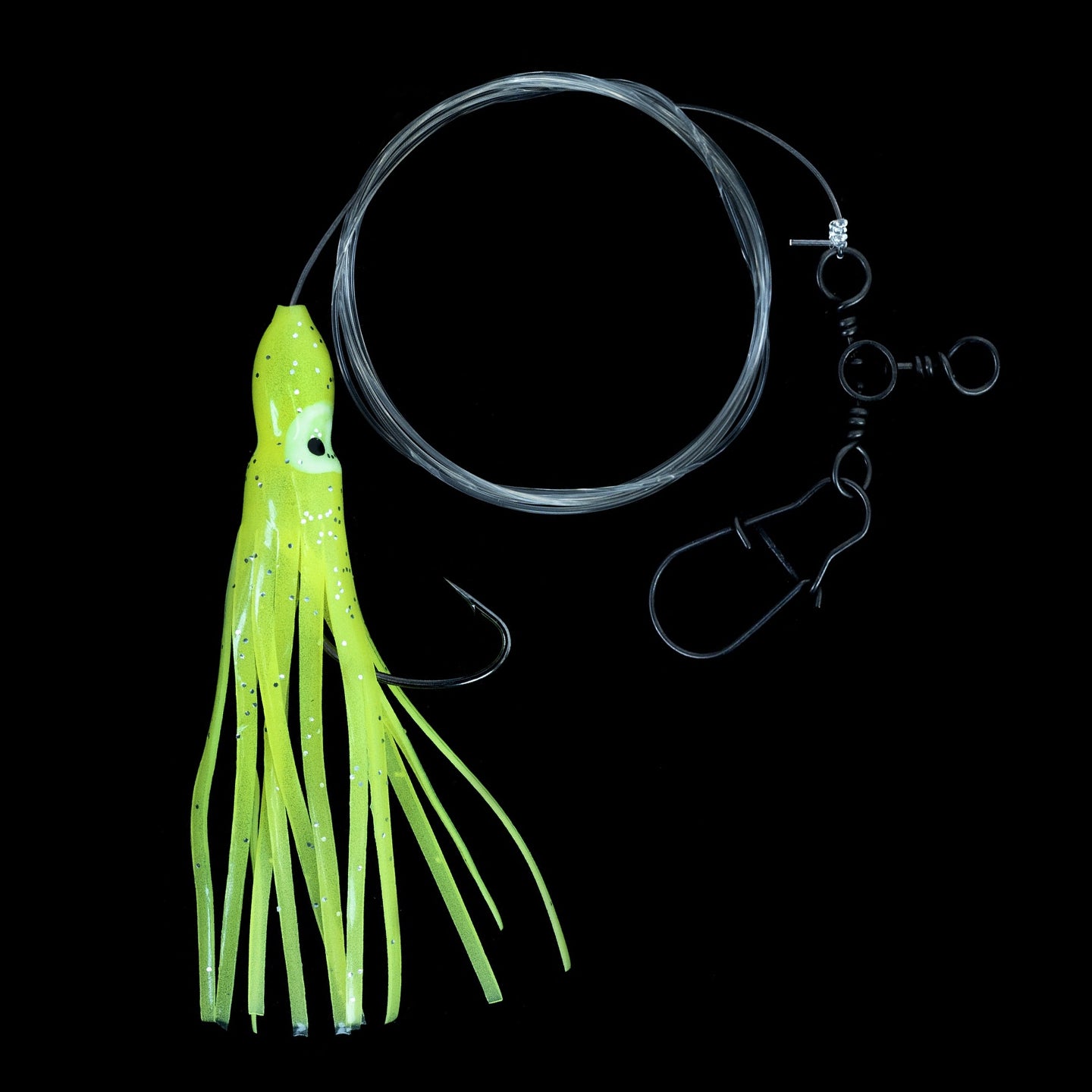 Jigging World Fluke Rigs with 4" Squid
