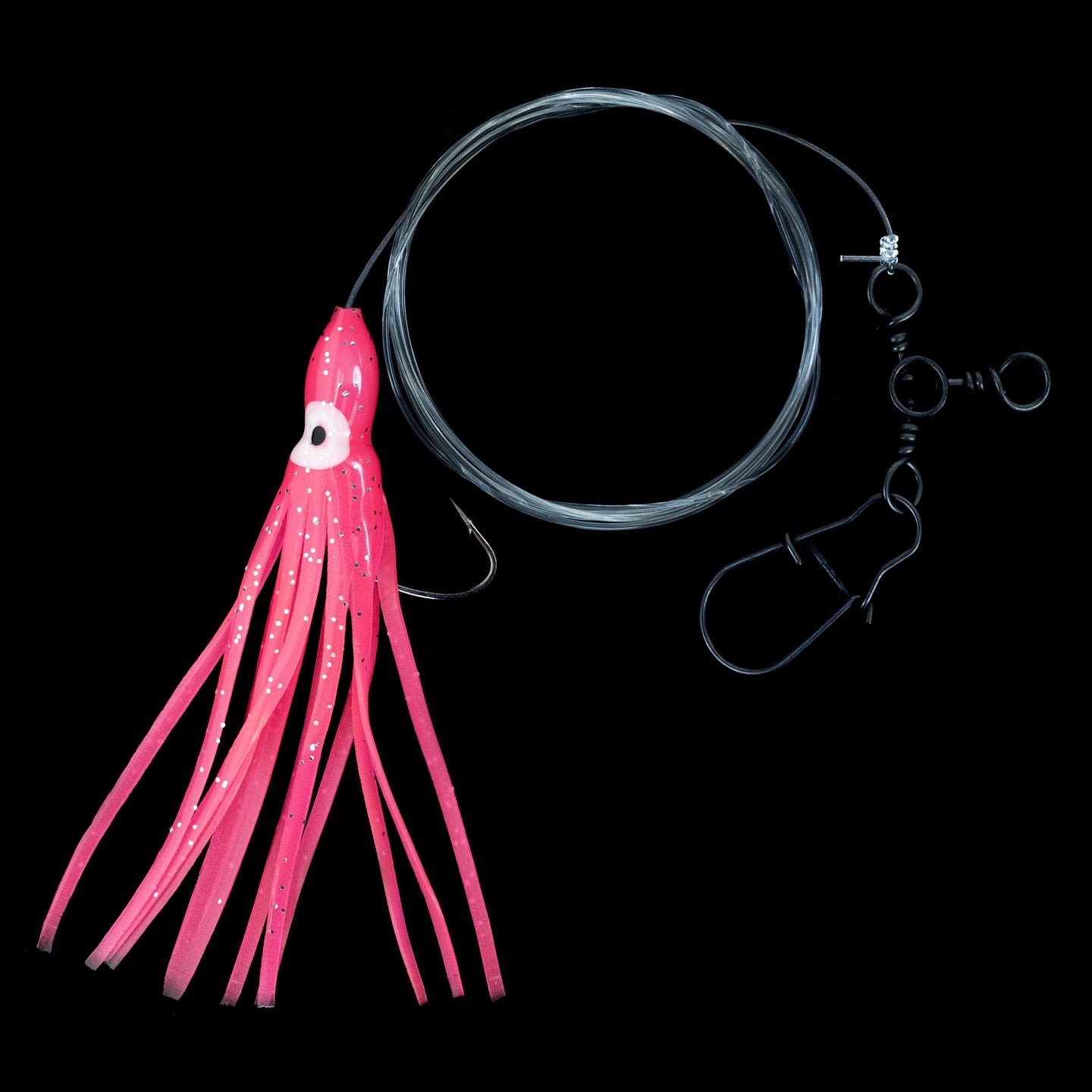 Jigging World Fluke Rigs with 4" Squid