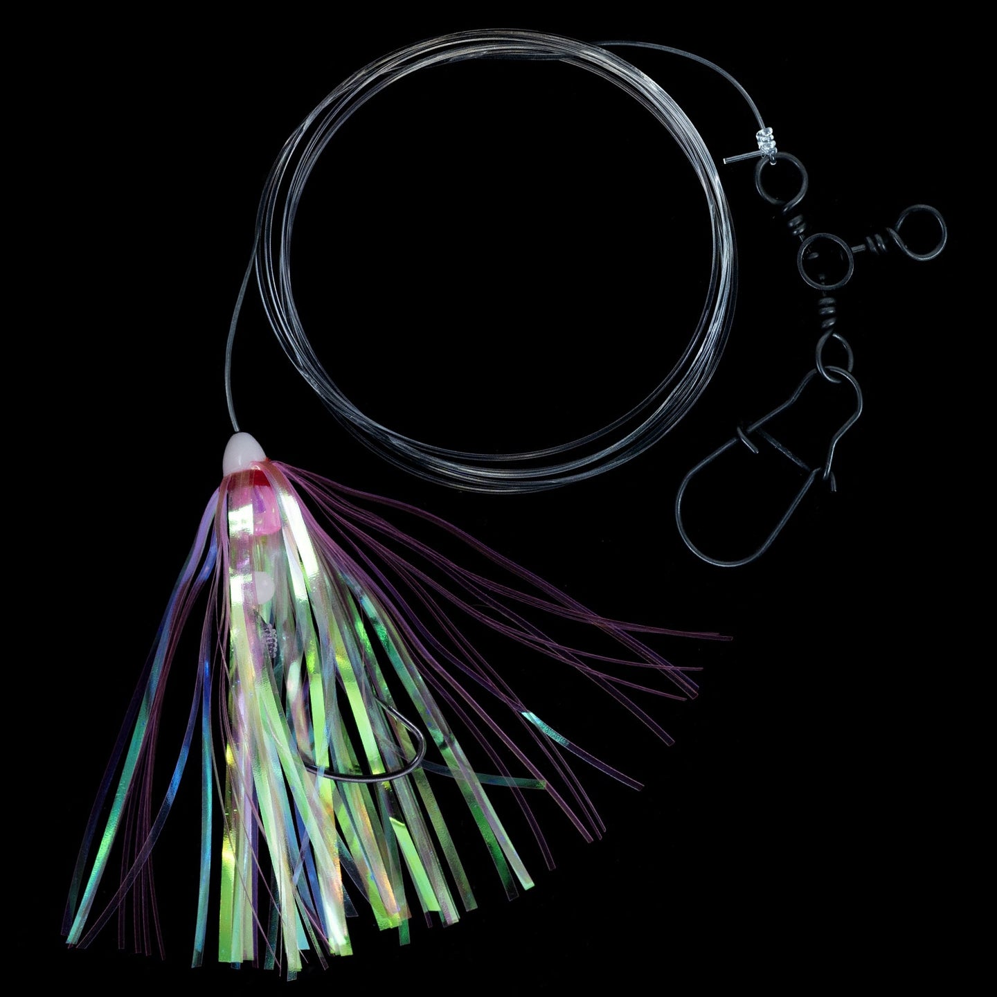Fla Rigs Flash Jigging World Fluke Rigs with Mylar Flash