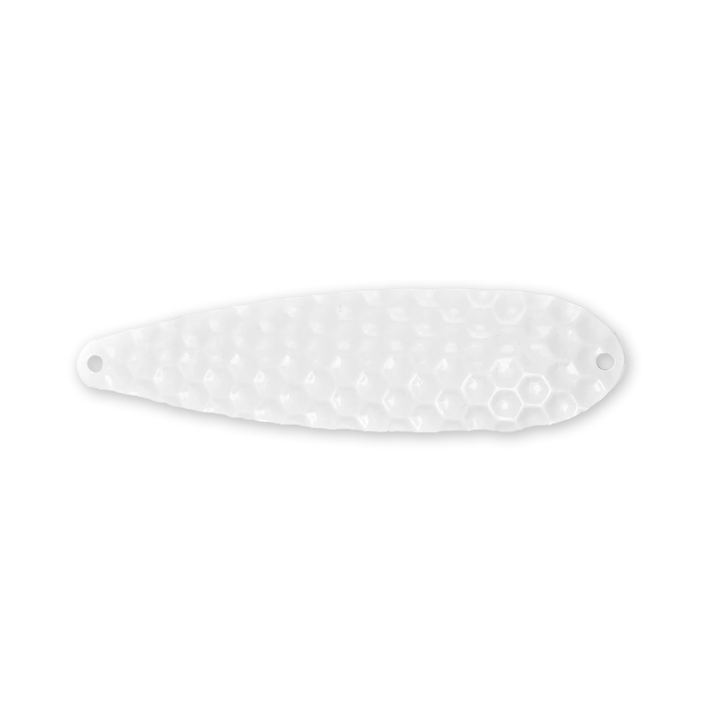 Jigging World Fluke Spoons White Jigging World Fluke Spoons White