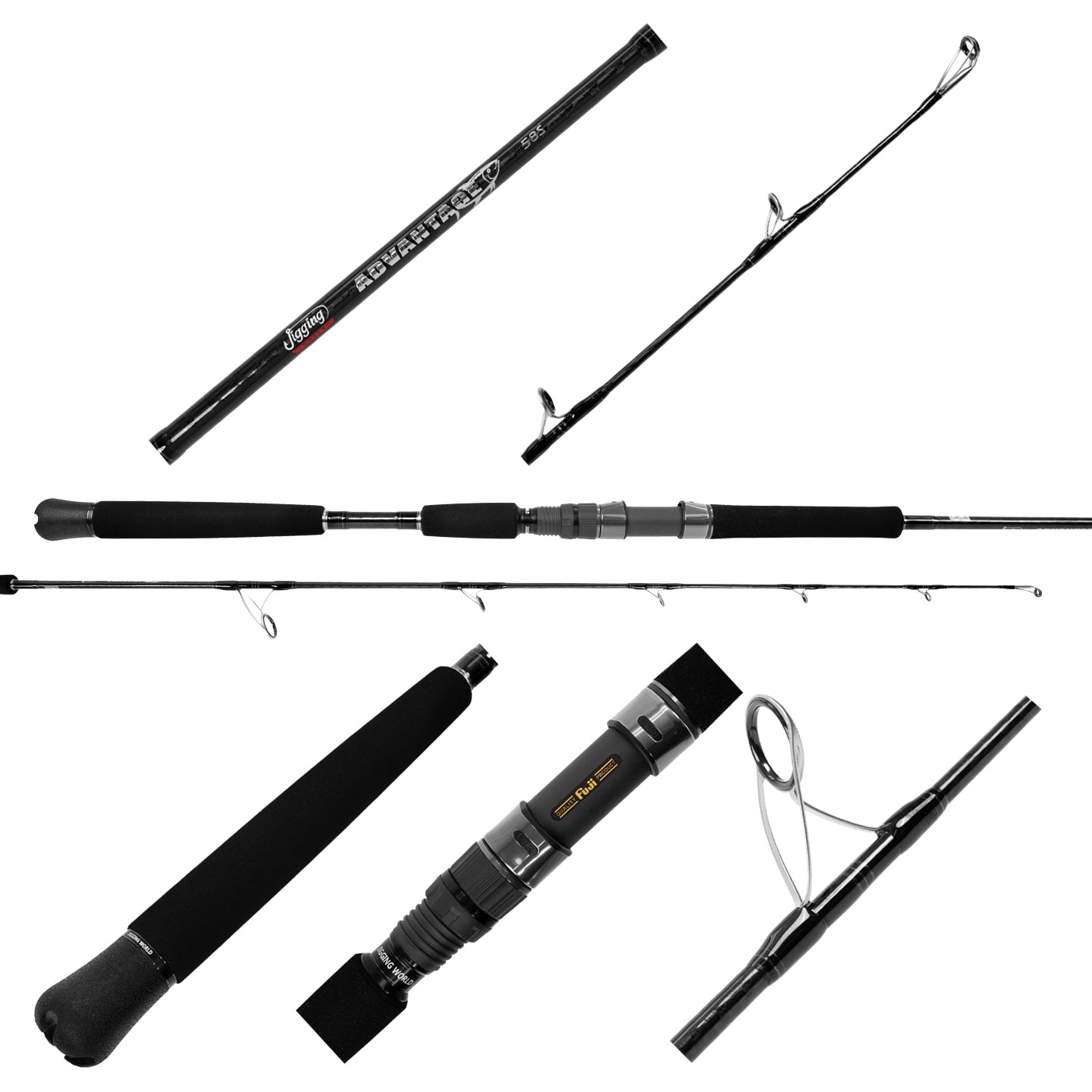 Jigging World Ghost Hunter Advantage Jigging Rods
