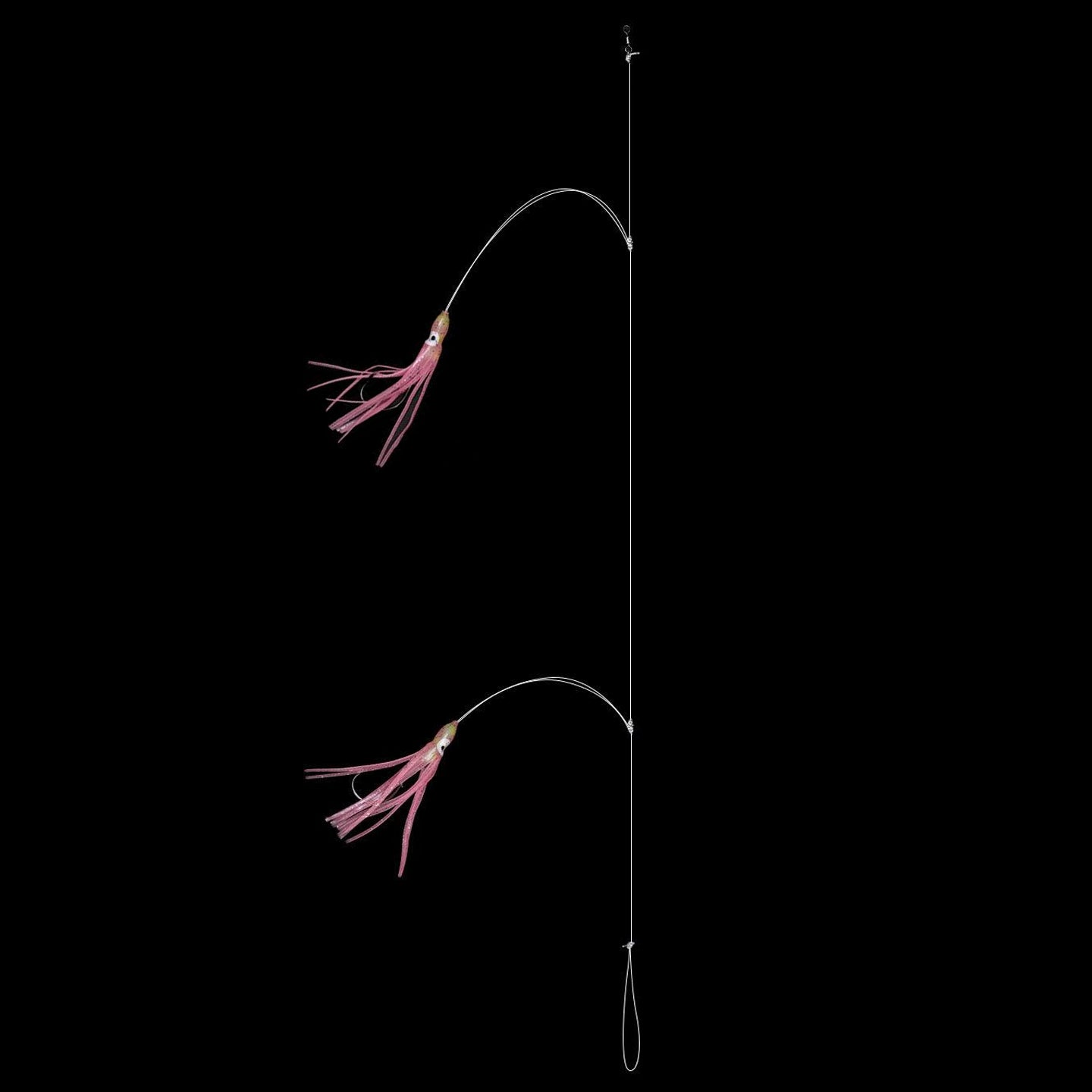 Jigging World Grouper/Snapper Hi-Lo 4" Squid Teaser Rigs