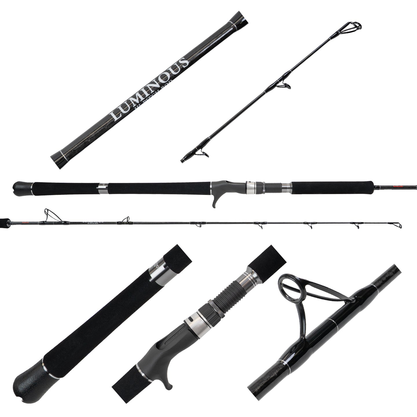 Jigging World Luminous Hi-Pitch Jigging Rods JW-LUH581-350C