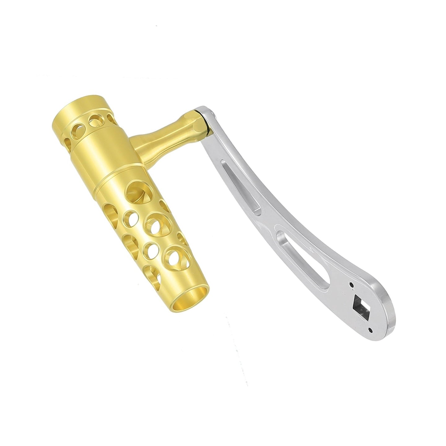 handle for shimano reels Aluminum T-Bar Gold / 125 mm Stainless Steel Jigging World for Power Handle For Shimano Talica II Speed 50 Lever Drag Reels